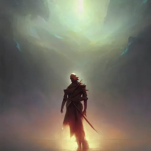 Image similar to ''cinematic shot'' portrait how it feel to slowly start to lose best friend atmosferic realistic dark made by ivan aivazovsky, peter mohrbacher, greg rutkowski volumetric light effect broad light oil painting painting fantasy art style sci - fi art style realism premium prints available artwork unreal engine