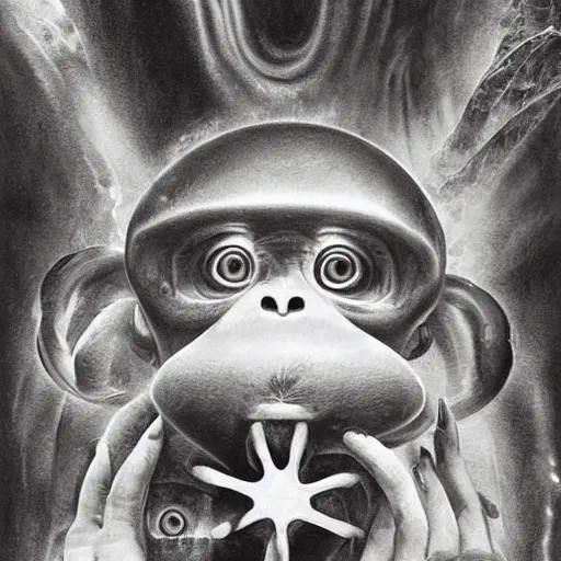 Image similar to super monkey ball, illustrated by Stephen Gammell