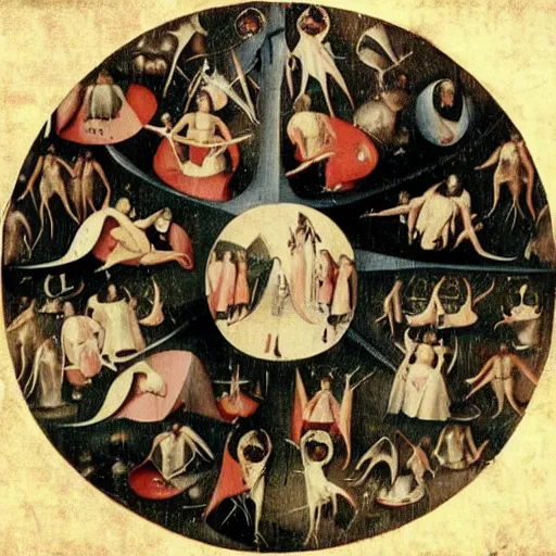 Prompt: Hieronymus Bosch nirvana