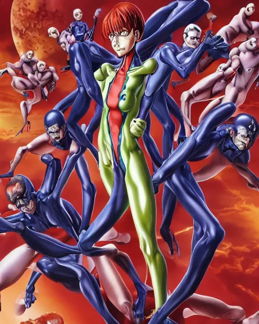 Prompt: evangelion by glenn fabry, 4 k, hyper detailed