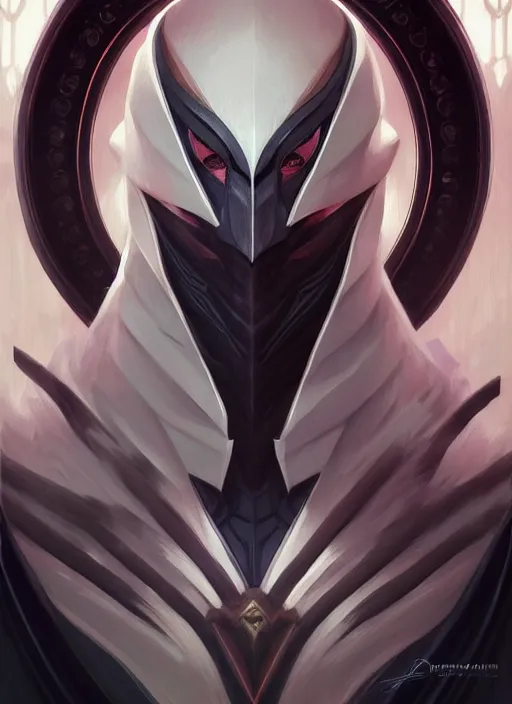 Image similar to symmetry!! portrait of zed from league of legends, gothic, dark, intricate, elegant, highly detailed, digital painting, artstation, concept art, smooth, sharp focus, illustration, art by artgerm and greg rutkowski and alphonse mucha