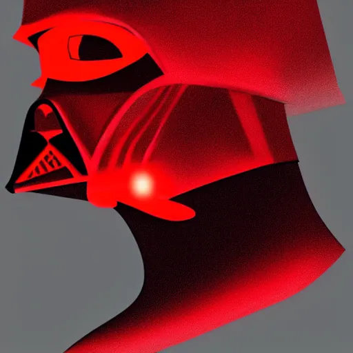 Prompt: darth vader's head coming out of a red mist, trending on artstation, profile pic, centered, accurate anatomy, highly detailed, digital art