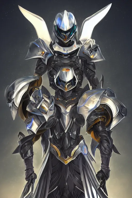 Image similar to helmet armor guardian destiny in witch queen illumination ray tracing hdr fanart arstation by sung choi robot ninja mask and eric pfeiffer and gabriel garza and casper konefal