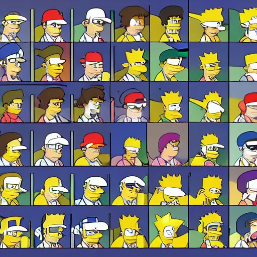 Image similar to home simpson in the artstyle of pokemon ( 1 9 9 7 )