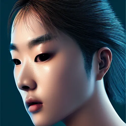 Prompt: wonderful portrait of yonghao luo, glowing, gorgeous and intricate, jaw - dropping, dynamic lighting, intricate, 4 k octane rendering - s 1 2 7 3 4 6 7 5 7 8