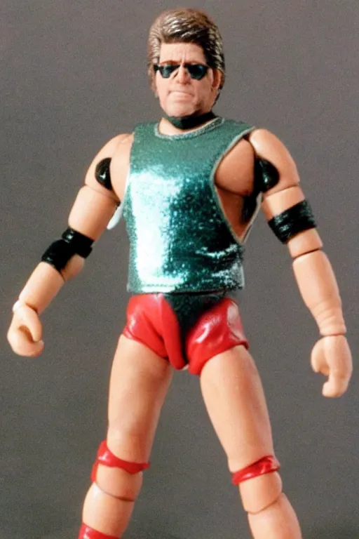 Prompt: barry bostwick as a 1 9 8 0 s wrestling action figure