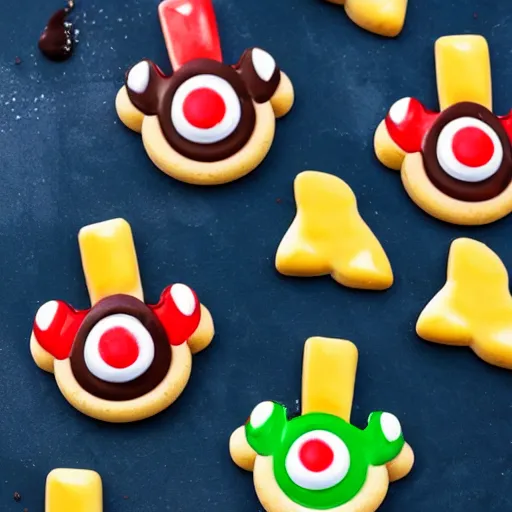 Image similar to mario kart fudge drizzle cookie