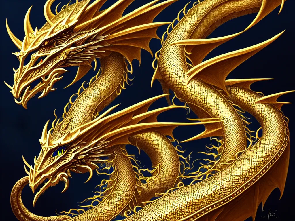 Image similar to portrait of a celestial dragon, white and gold scales, fantasy, intricate, highly detailed, digital painting, artstation, concept art, smooth and sharp focus