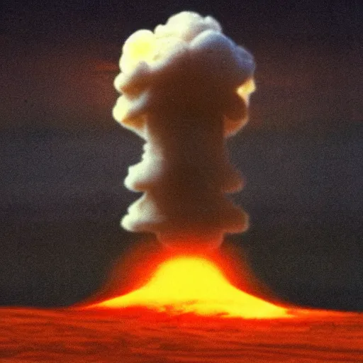 Image similar to nuclear mushroom cloud on mars