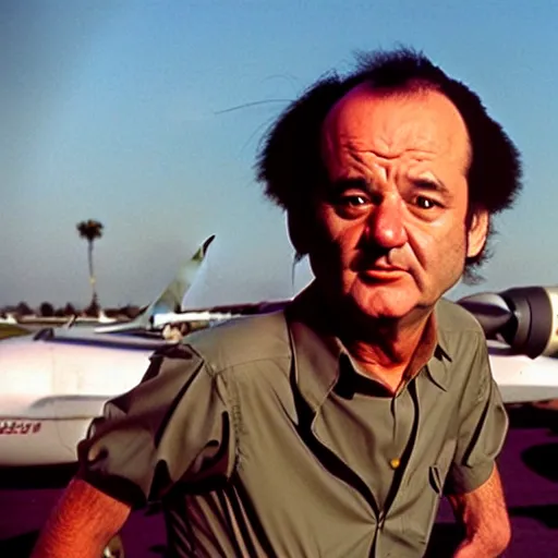 Image similar to bill murray in fear and loathing