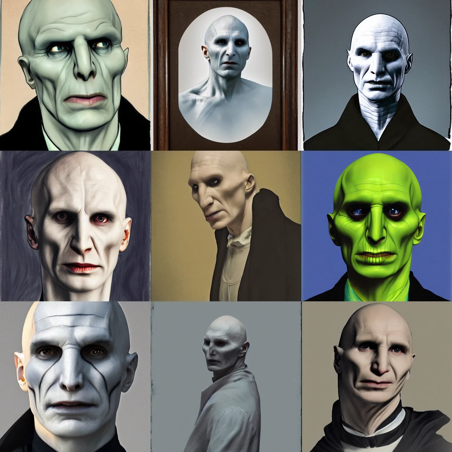 Prompt: Voldemort, portrait