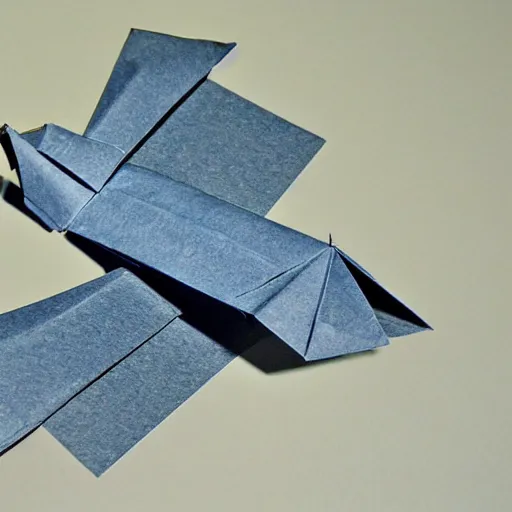 Prompt: instructions for a new kind of origami aeroplane