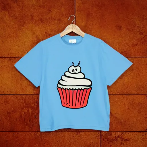 Image similar to toon cupcake on shirt