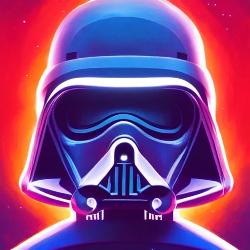 Image similar to face icon stylized minimalist star wars : episode v - the empire strikes back 1 9 8 0, loftis, cory behance hd by jesper ejsing, by rhads, makoto shinkai and lois van baarle, ilya kuvshinov, rossdraws global illumination