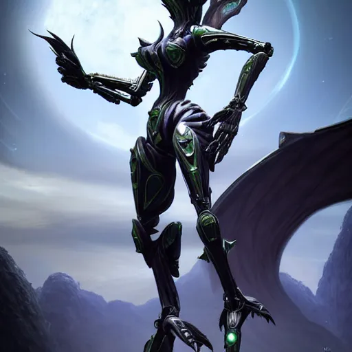 Image similar to highly detailed exquisite fanart, looking up at a 300 foot tall giant elegant beautiful saryn female warframe, as an anthropomorphic robot female dragon, sharp claws, posing elegantly over your tiny form, detailed legs looming over your pov, giantess shot, camera close to the legs, upward shot, ground view shot, leg shot, front shot, epic cinematic shot, high quality warframe fanart, captura, realistic, professional digital art, high end digital art, furry art, giantess art, anthro art, DeviantArt, artstation, Furaffinity, 8k HD render, epic lighting