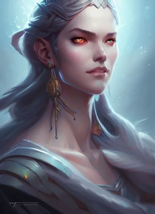 Image similar to percian princess, portrait, art by artgerm and greg rutkowski and magali villeneuve, d & d, fantasy, highly detailed, portrait, digital painting, trending on artstation, concept art, sharp focus, illustration