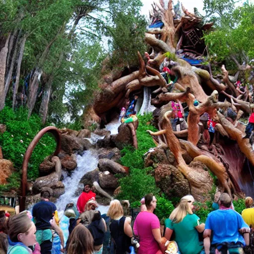 Prompt: Splash Mountain