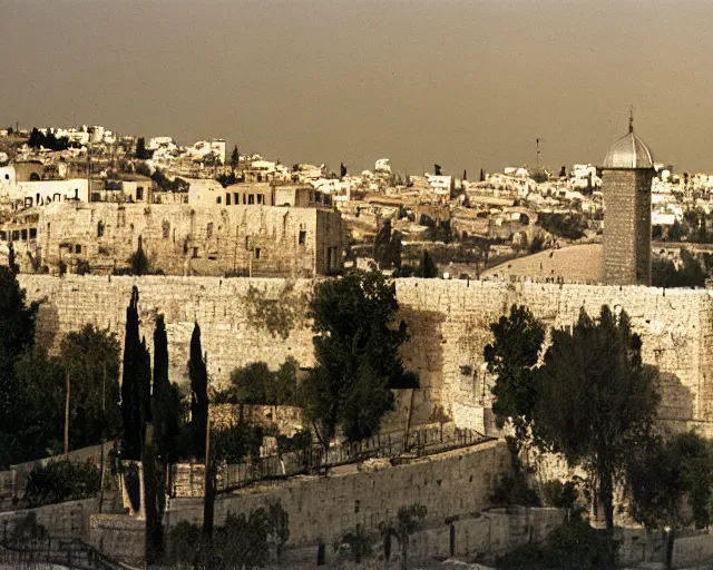 Image similar to vision of jerusalem by tarkovsky