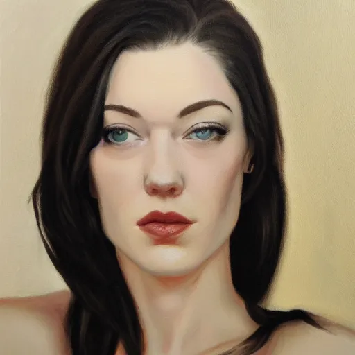 Image similar to stoya, oil painting, renascentist