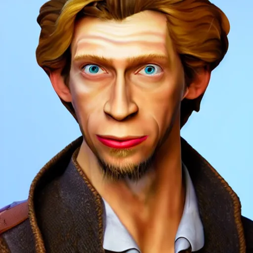 Image similar to stunning award winning hyperrealistic hdr 8 k highly detailed portrait photo of guybrush threepwood from monkey island as a real human