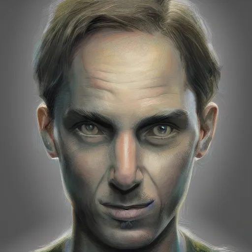 Image similar to william afton, portrait, intricate, highly detailed, digital painting, artstation, sharp focus, illustration