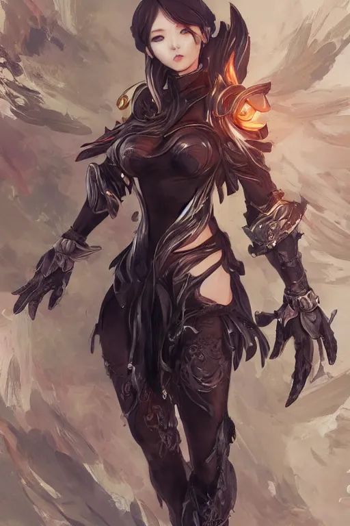 Image similar to a blade and soul concept art of female character on a render by the artist Hyung tae Kim , Jiyun Chae, Joe Madureira, trending on Artstation by Hyung tae Kim, artbook, Stanley Artgerm Lau, WLOP, Rossdraws