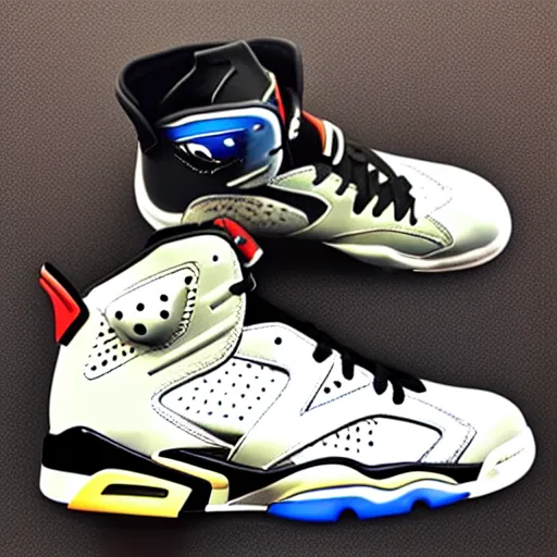 Image similar to spacejam jordan 6 basketball shoes 1990s edition collectors edition