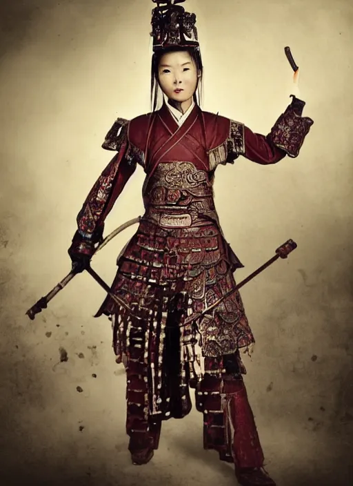 Prompt: old vintage photo of full body Chinese ancient warrior female on the complex steam punk hooverboard with Jet engine, extreme sports photography , dynamic photography,clean symmetrical face, high speed,dirt and grawel flying in the spot, lens flares, dust in the air, dramatic lighting, intricate, highly detailed, centered, smooth, sharp focus, sports photography, old photo, black and white, sepia, cinematic lighting, cinematic angle, national geographic