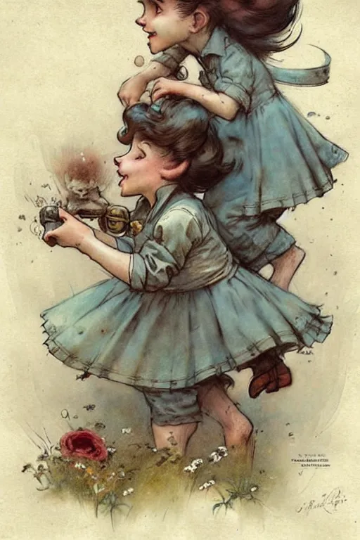 Image similar to (((((1950s storybook page layout. muted colors.))))) by Jean-Baptiste Monge !!!!!!!!!!!!!!!!!!!!!!!!!!!