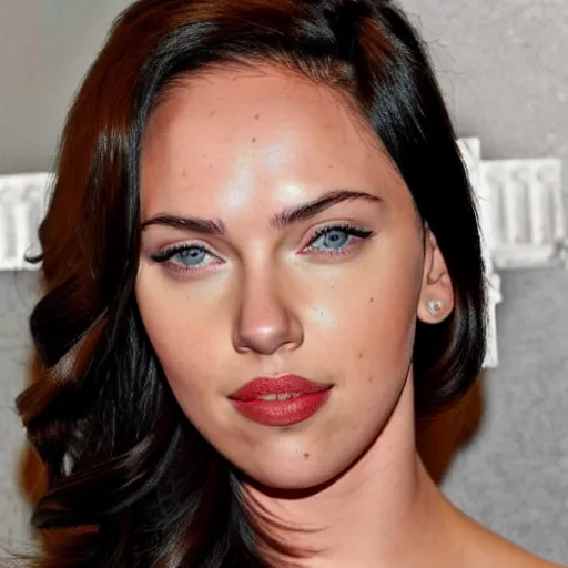 Image similar to an actress that looks like both megan fox and scarlett johansson