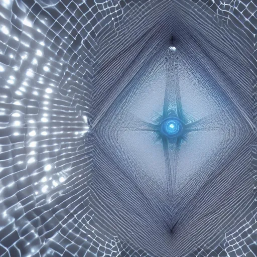 Image similar to 4 d, tesseract, fractles, infinity, psychedelic, space, time, fourth dimension, ultra realism, unreal, blender, detailed