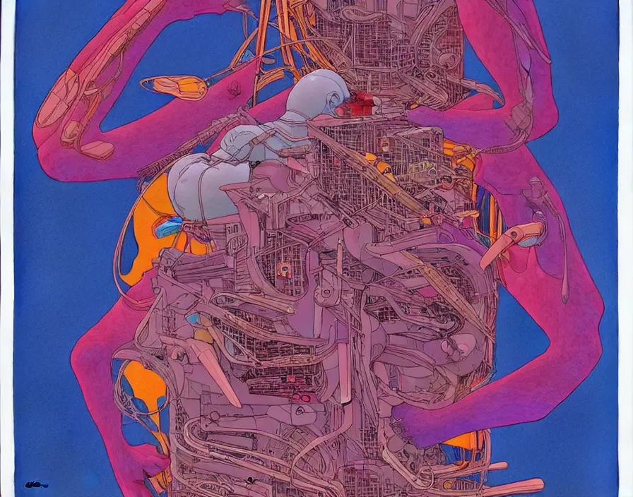 Prompt: ( ( ( ( the end ) ) ) ) by mœbius!!!!!!!!!!!!!!!!!!!!!!!!!!!, overdetailed art, colorful, artistic record jacket design