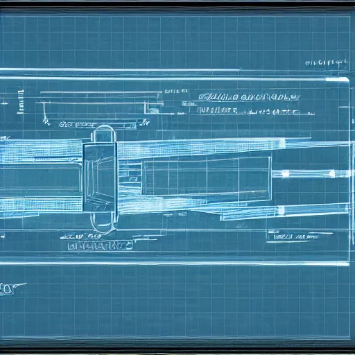 Prompt: lightsaber blueprint