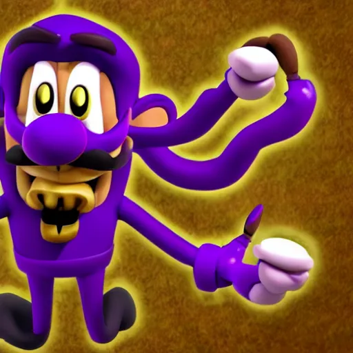 Prompt: waluigi demonology