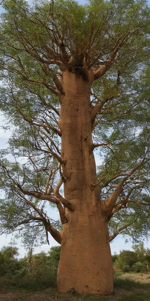 Image similar to peter de jong attractors morphing into a baobab tree, vhs footage