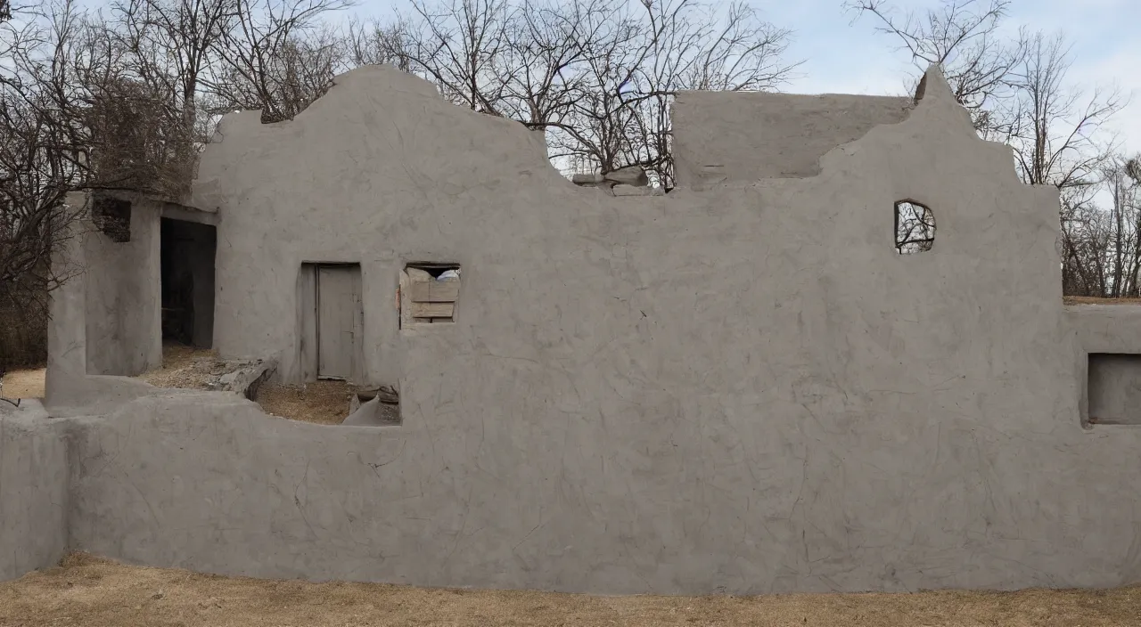 Prompt: a painted house made of clay and wire by Harvey Quaytman and Jakob Emanuel Handmann Flickr and film