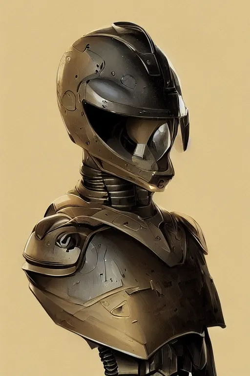 Prompt: “self portrait of a robot raven with a helmet, a cape, and beige body armor in the style of a Macintosh II. Hyperrealism. Highly Detailed Art by Greg Rutkowski. Trending on r/cassettefuturism and Artstation”