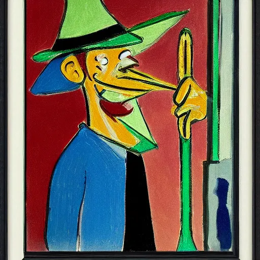 Image similar to pinocchio at the supreme court by matisse