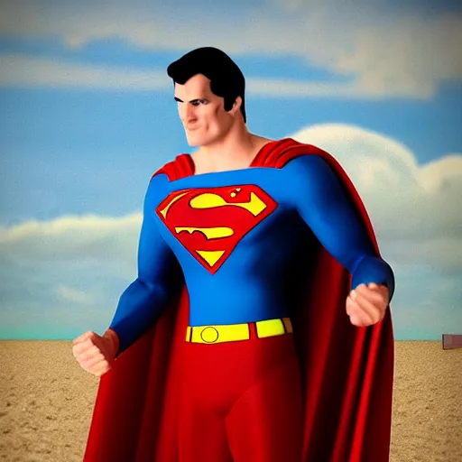 superman taking a bath at the beach, realistic | Stable Diffusion | OpenArt