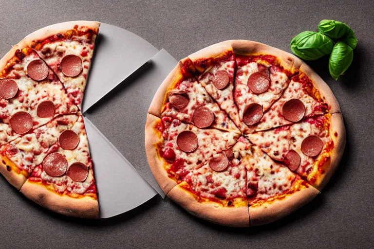 Image similar to an amongus crewmate shaped-pizza, food photography, studio photography. Highly detailed.