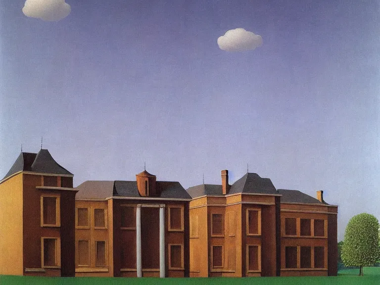 Prompt: painting by rene magritte, high detail, high resolution