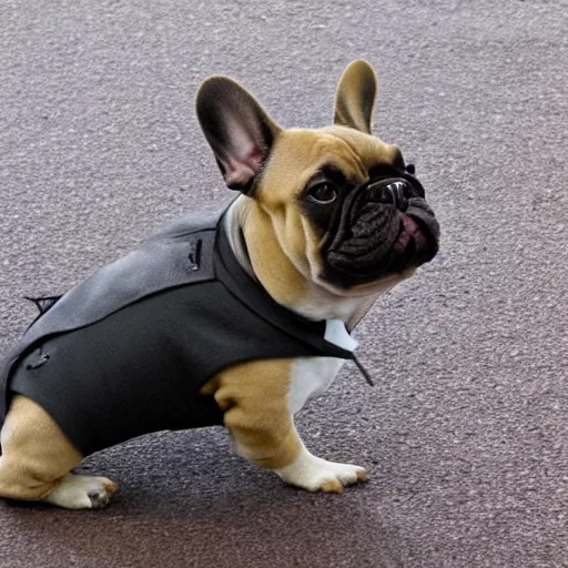 Image similar to a french bulldog spy