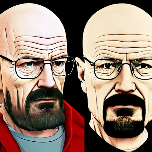 Prompt: walter white as a multiversus character