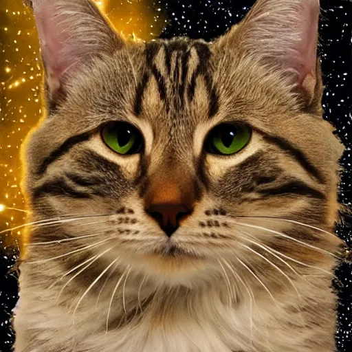 Image similar to galactic tabby, meme template, (((((((((words)))))))))