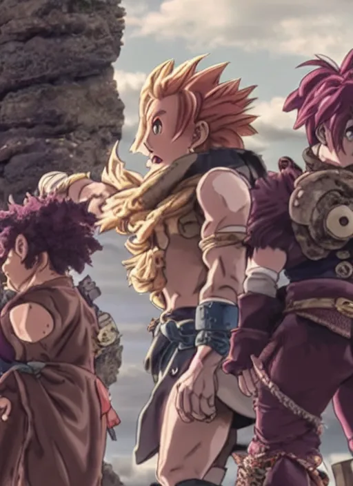 Prompt: epic cinematic still of live action chrono trigger movie, 8 k, 8 5 mm