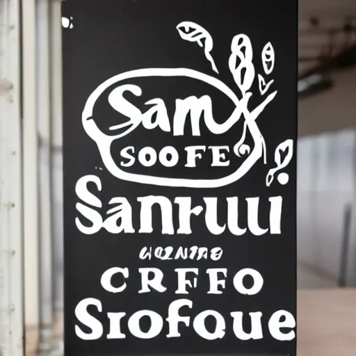 Image similar to samuri coffee logo sign