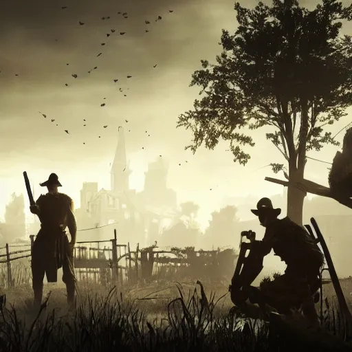 Image similar to hunt showdown city