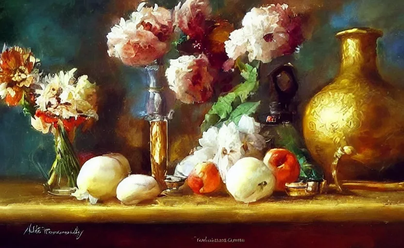 Image similar to Alchemy amazing still life composition. By Konstantin Razumov, highly detailded