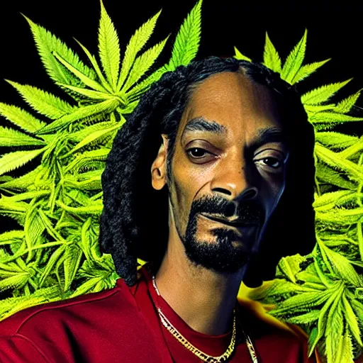 Image similar to snoop dogg his hair is made of weed buds soft portrait photography by jonathan zawada