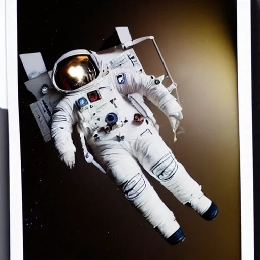 Image similar to 1 8 0 0 astronauta, polaroid photo, perfect photo, photo pinterest